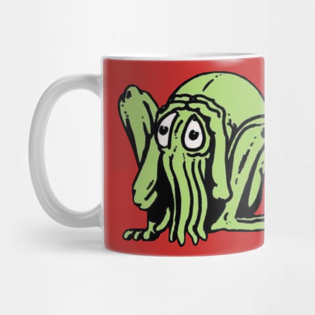 Little Green Tentacle Beast by AndersHoberg